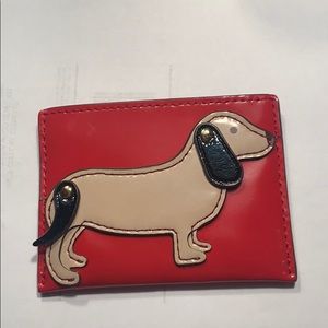 Gently Used Tory Birch Dachshund Card Holder